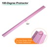 sourcing map 2pcs Folding Straight Ruler 30cm Metric Aluminum Alloy