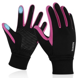 Kids Winter Sports Cycling Gloves Children Warm Touch Screen Anti-slip Thermal Outdoor Windproof Gloves for Boys Girls Running Riding Bike