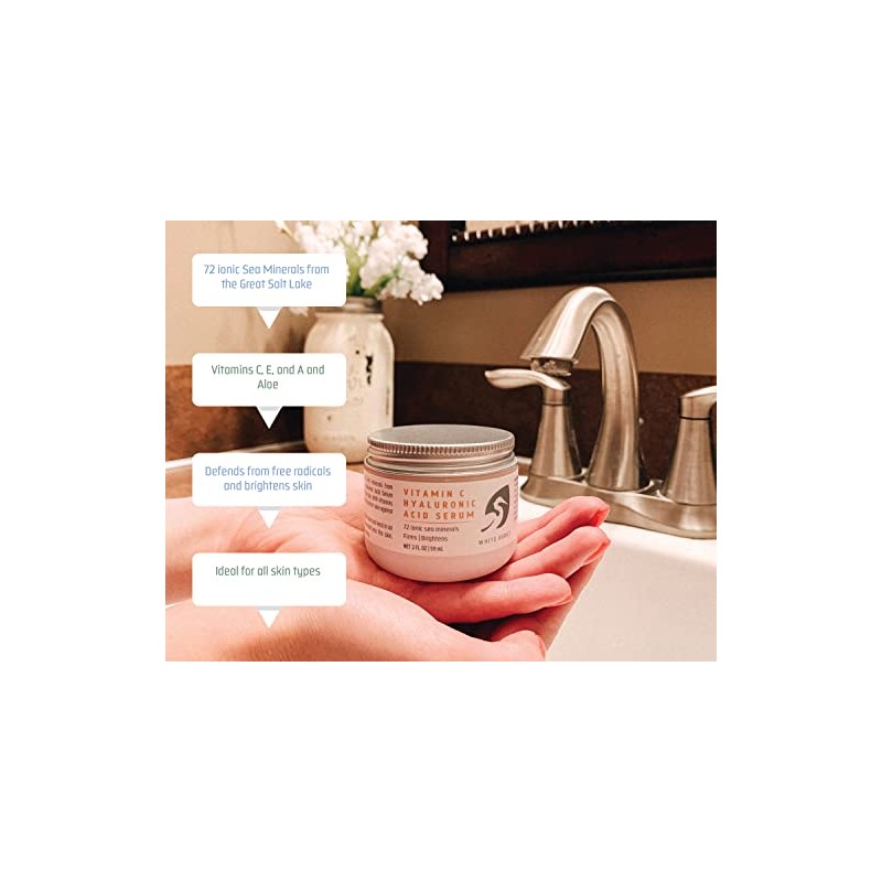 White Egret Crema de ácido hialurónico con vitamina C, 2