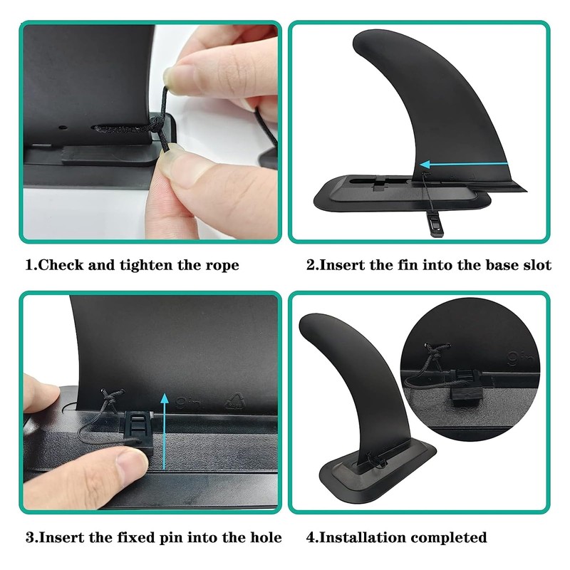 FENGCHUANG Removable Universal SUP Fin, Surfboard Fins Paddle Board Accessories,