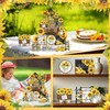 23 Pcs Sunflower Tiered Tray Decor Set Farmhouse Summer Decor