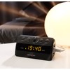 Lunartec LED Alarm Clock: Sunrise Light Alarm Clock with Connection