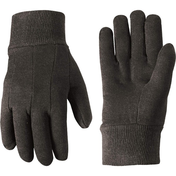 Wells Lamont Work Gloves, Jersey Basic, Wearpower, Small (508S),Brown