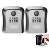 Pack of 2 Key Safe with Number Code Key Safe