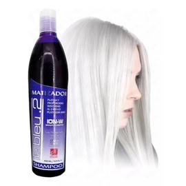 GAERO GLOBAL SOLUTION Shampoo Matizador Morado Le Bleu DCond By Gaero Shop  Sin Sales Ni Parabenos  Para Cuidado De Cabello Platinado  500ml          