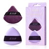 Jessup Powder Puff, 2pcs Triangle Powder Puff Soft for Foundation