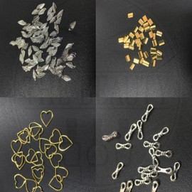 Metal parts, metal studs, nail studs, nail charms, studs, charm parts D31~64 / 금속파츠 메탈찡 네일찡 네일참 스터드 참파츠 D31~64