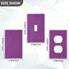 Purple Duplex Outlet Covers Wall Plate Light Switch Cover Plates