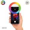 Bower WA-RGB250 RGB Clip-On Selfie LED Ring Light for Smartphones,