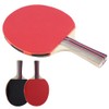 2pcs 7 Layers Wood Ping Pong Paddles Set With Balls