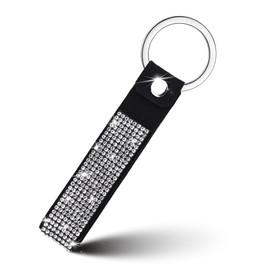 Bling Rhinestone Wristlet Keychain Wrist Strap Extended Wristlet Keychains Accessories for Girls Women, Wrist Lanyard Car Key Ring Strap for Phone Wallet Cameras Keys