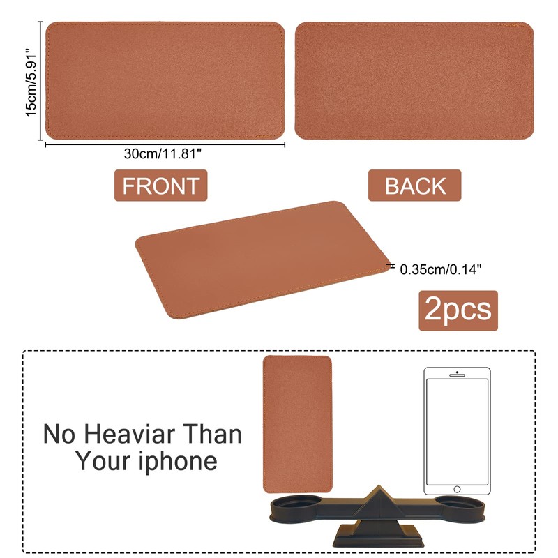 PandaHall Seinna PU Leather Base Shaper Colour Pack of 2