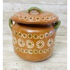 Olla de Barro con tapa Terracota Bean Soup Pot with