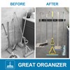 IMILLET 2 Pack Broom and Mop Holder Wall Mounted, Broom