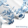 AWERT Small Half Size Stall Shower Curtain with 6 Hooks