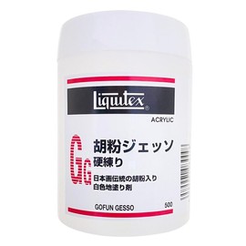 Liquitex Gesso Acrylic Paint, Hard Knead, 16.9 fl oz (500 ml)
