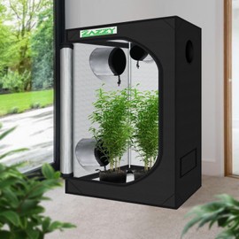 zazzy Tent for Plants Indoor, 48"x24"x60" Grow Tents Plant Tent 600D Mylar Reflective Grow Tent for Hydroponics Indoor Growing 4x2