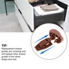 8 Sets Plastic Drawer Track Guides Kit, for Kenlin Rite-Trak