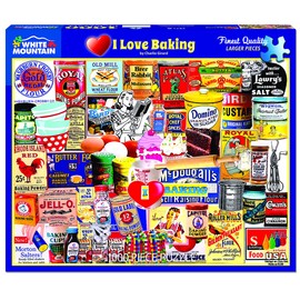 White Mountain Puzzles I Love Baking, 1000 Piece Jigsaw Puzzle