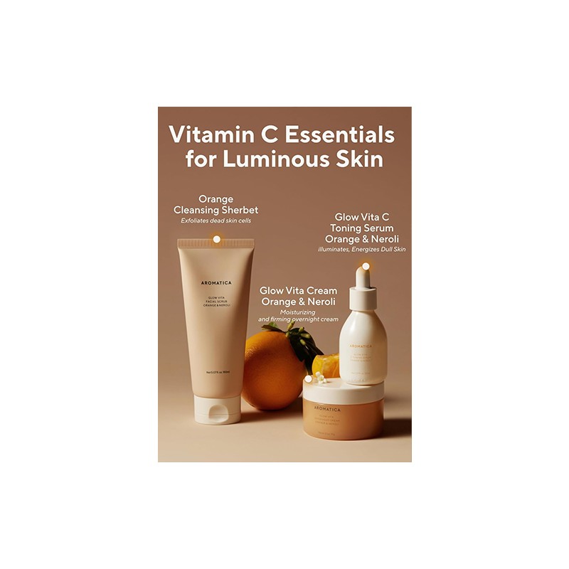 AROMATICA [AROMATICA]Glow Vita C Toning Serum Orange & Neroli 30ml