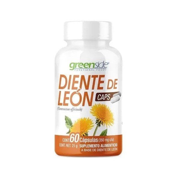 Greenside Diente De Leon 21g, 60 Capsulas Sfn Sabor Sin