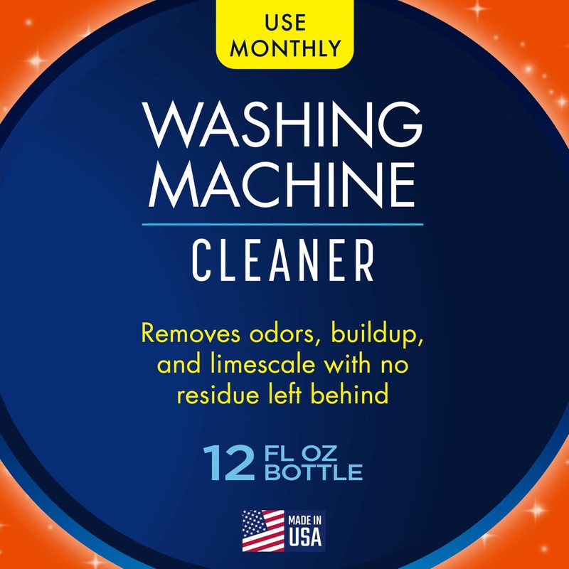 Glisten Washing Machine Cleaner, Helps Remove Odor, Buildup, and Limescale,