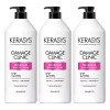 Kerassis 케라시스 데미지 클리닉 샴푸, 980ml, 3개 Keratis Damage Clinic