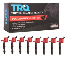 TRQ Ignition Coil Set Compatible with 08-14 Ford Lincoln 08-10 Mercury