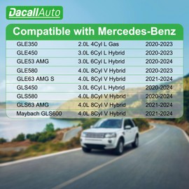 Dacall Engine & Cabin Air Filter Set for Mercedes GLE350, GLE450, GLE53 AMG, GLE580, GLE63 AMG S, GLS450, GLS580, GLS63 AMG, Maybach GLS600 (2020-2024). Replace 1678350400, CU19014