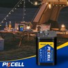 PKCELL 6 Volt Lantern Battery, 6V 4R25 Flashlight Battery with