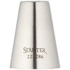 Staedter Curved Flower Tip, Silver, 17 mm