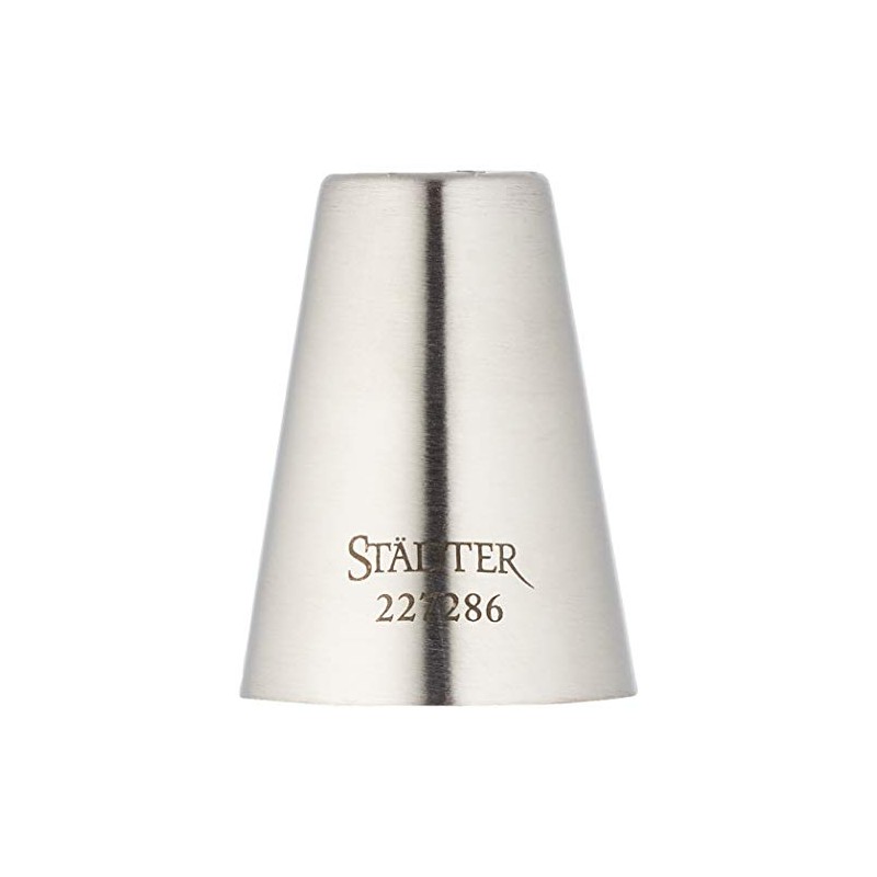 Staedter Curved Flower Tip, Silver, 17 mm