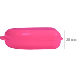Wellsamed KFO Schienenbox Classic, Pink, zum Aufbewahren von Zahnspangen oder Zahnschienen