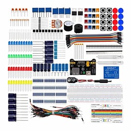 Kit de Componentes Electrónicos con Resistor Capacitor Transistor y LED para Práctica en Protoboard y Proyectos de Inicio en Electrónica