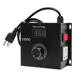 GRDM 10000W SCR AC Variable Speed Controller, Fan and Motor Speed Control 120V-220V AC, 22A, Ideal for Electric Tools, Kettles or Stoves