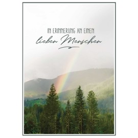 bentino Sympathy Card with Music Beach, High-Quality Sympathy Card in A5 Format, Condolence Card Set with Matching Envelope