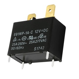 Water Heater Air Conditioner Power Relay 891WP-1A-C-12VDC