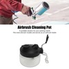 Airbrush Cleaning Pot with Holder Multifunctional Airbrush Wash Cleaner Tools
