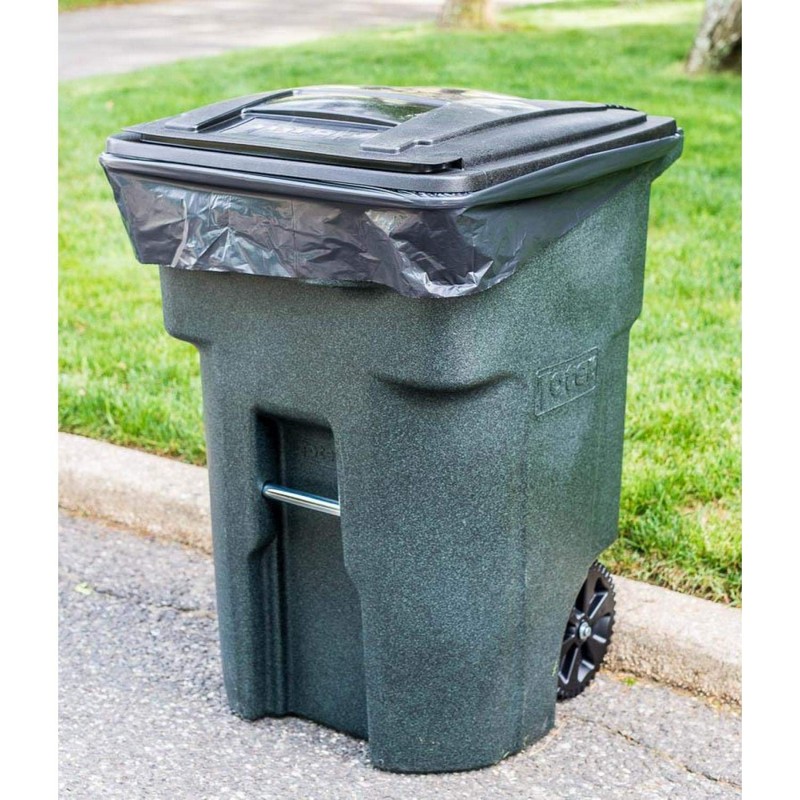 Plasticplace 95-96 Gallon Trash Bags │ 2.0 Mil │ Black