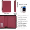 WASON Portfolio A5 Binder Journal with Zipper - Leather pu