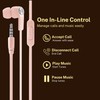 LASER EPS-W24BK-941 Laser in-Ear Wired Earphones Rose, Built-in mic, 1.2m,