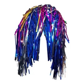 KFMX 30 Pelucas Metalicas Barata Colores Fiesta Batucada Boda Xv