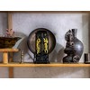 Zushi (No.3 Mokuma) Black _ Buddha Statue Takaoka Copperware
