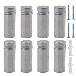 Runseaway 8PCS 1/2x1.18 Inch Sign Standoff Screws Advertising Screws, Stainless Steel Wall Mounts for Hanging Acrylic Picture Frame Dry Erase Board Advertising Nail