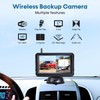 Wireless Backup Camera for Trucks: 1080P HD Display, IP69K Waterproof,