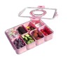 Snackle Box 8 Compartment Serving Tray with Lid&Handle | Candy