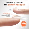 modelones Pro Luxe Instant Apex Nail Tips 15 Sizes, Medium