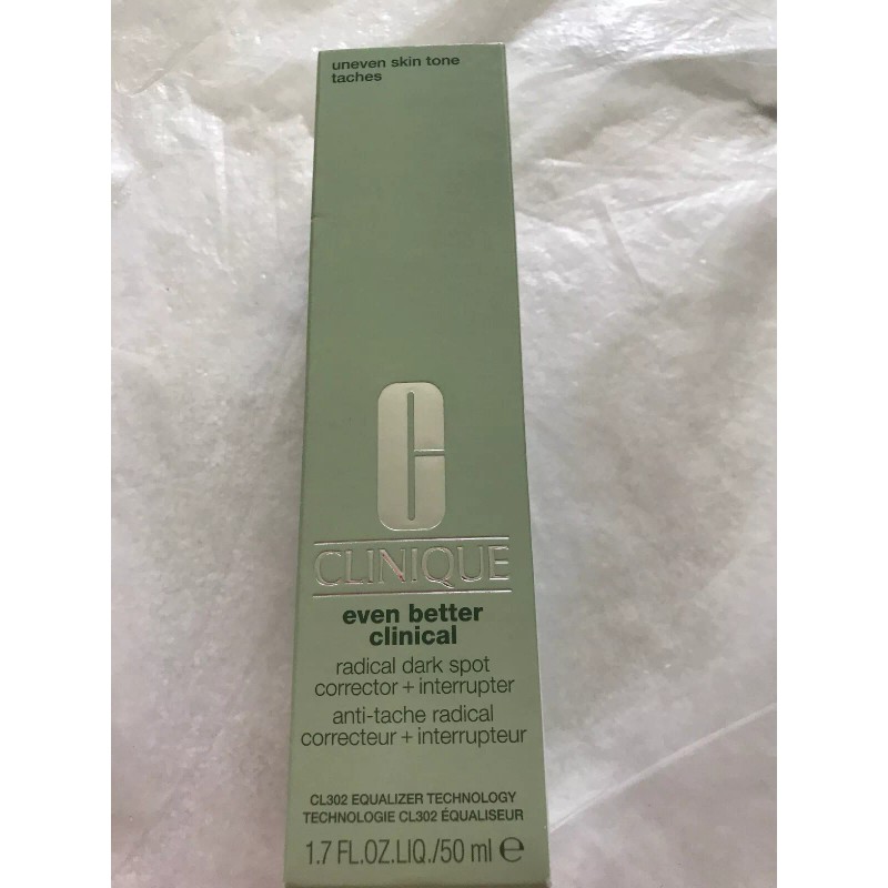 Clinique Even Better Clinical Radical Dark Spot Corrector+interrupter 50ml New