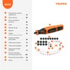 Truper MOTO-AI Herramienta rotativa inalámbrica 7.2 V profesional con 45