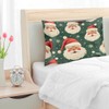 Santa Claus Satin Pillowcase for Hair and Skin,Merry Christmas Smooth